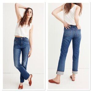 Madewell High Rise Slim Boyjean